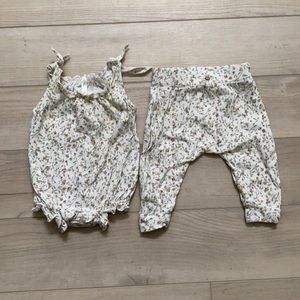 0-3 3m Rylee + Cru Floral Set Toddler